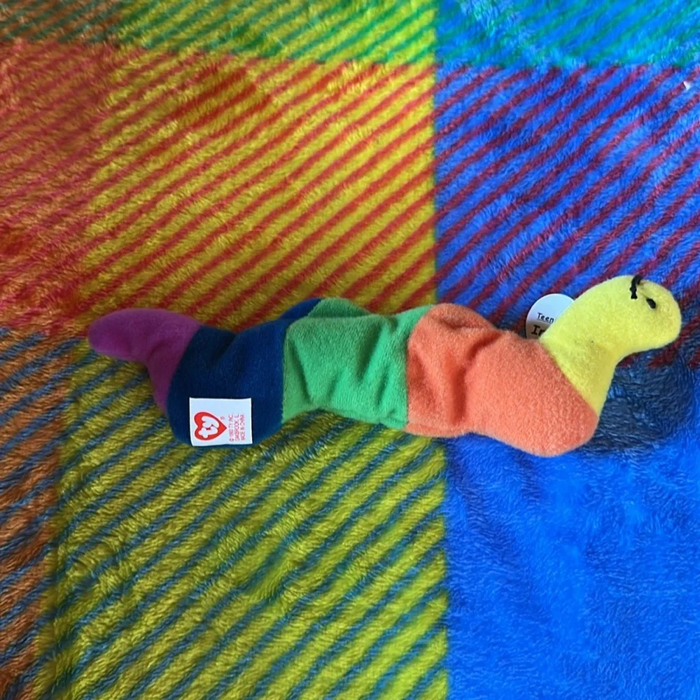 Ty Inch the Inchworm Teenie Beanie Baby